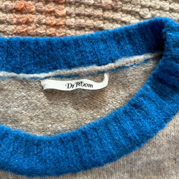 Dr. bloom color blocked beige sweater - Picture 3 of 5